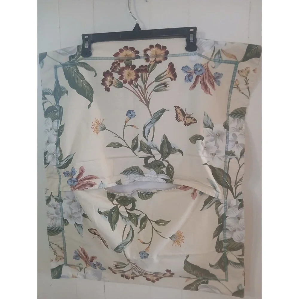 Crown Crafts Williamsburg Gardens Set Of 2 Pillow Shams Standard Boho Cottage